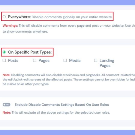 How to Disable Comments in WordPress