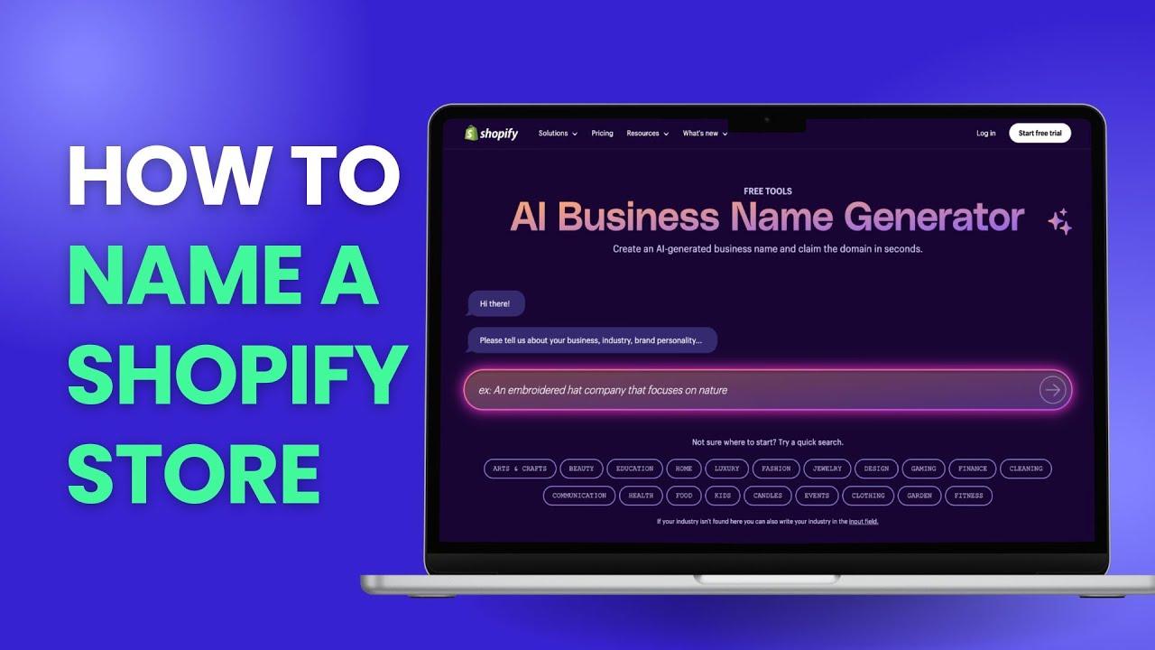 Unlock Your Creativity with Shopify Business Name Generators