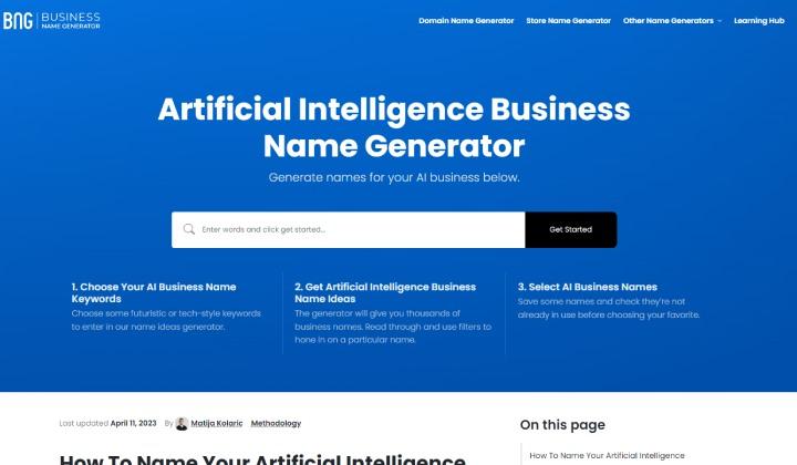 Harnessing the Power of AI in Name Generation Tools