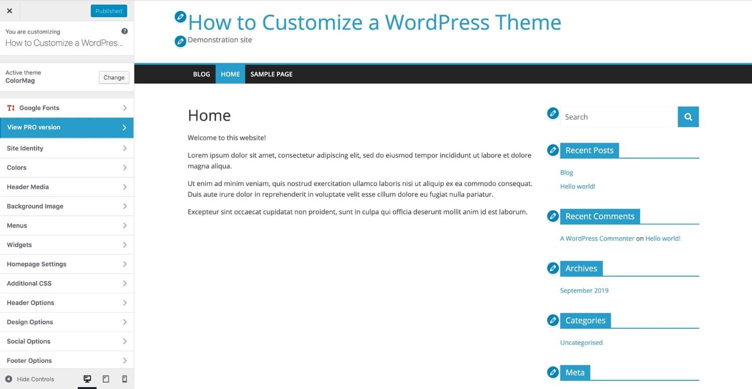 Customizing Your New Theme to Reflect Your Brand