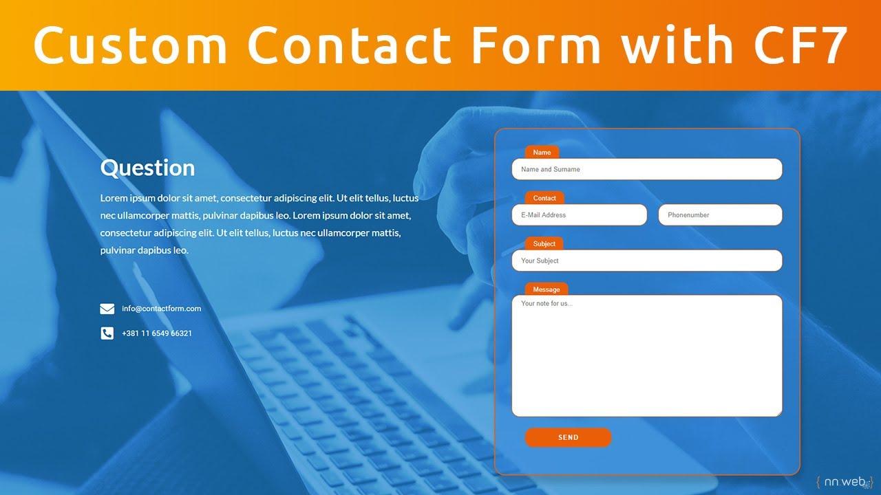 Customizing Your Contact Form to Match Your Brand