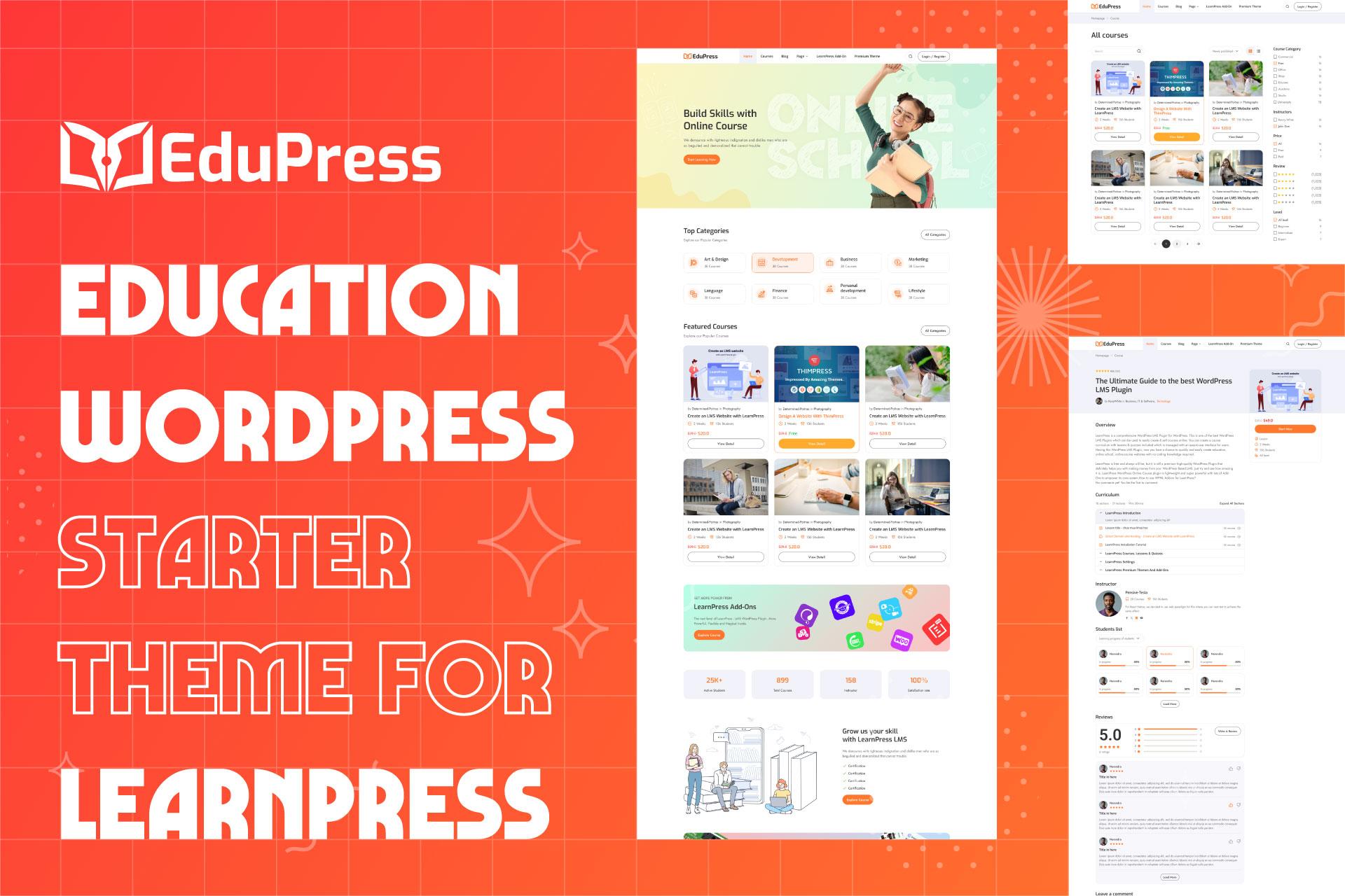 6+ Best LearnPress WordPress Themes for Your eLearning Website
