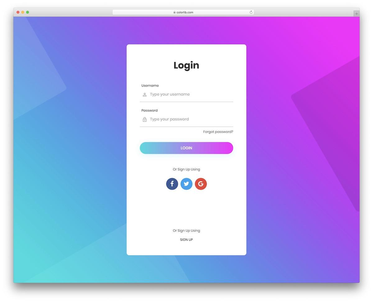 Design Considerations for a Visually‌ Appealing Login Page