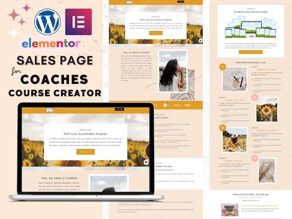 Creating Stunning Course Pages with Elementor